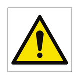 General Hazard Symbol Label | Safety-Label.co.uk
