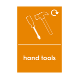 Hand Tools Waste Recycling Signs | Safety-Label.co.uk
