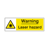 Laser Hazard Warning Sign | Safety-Label.co.uk