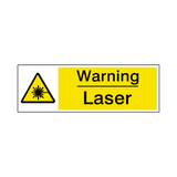 Laser Warning Sign | Safety-Label.co.uk