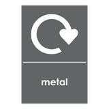Recycling Metal Sign | Safety-Label.co.uk