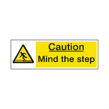 Mind The Step Warning Sign | Safety-Label.co.uk