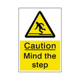 Mind The Step Hazard Sign | Safety-Label.co.uk