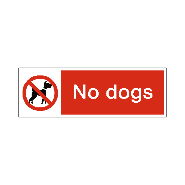 No Dogs Safety Sign | Safety-Label.co.uk