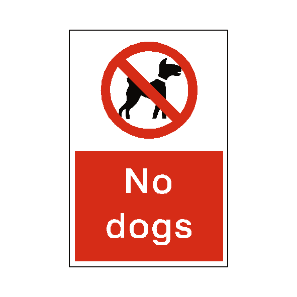 No Dogs Sign | Safety-Label.co.uk