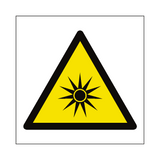 Optical Radiation Hazard Symbol Label | Safety-Label.co.uk