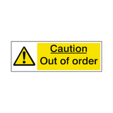 Out Of Order Warning Sign | Safety-Label.co.uk