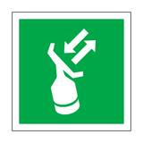 Search & Rescue Transponder Symbol Sign | Safety-Label.co.uk