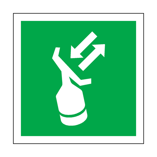 Search & Rescue Transponder Symbol Sign | Safety-Label.co.uk