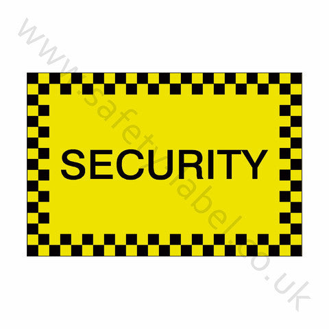 Security Sticker | Safety-Label.co.uk