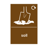 Soil Waste Sticker | Safety-Label.co.uk