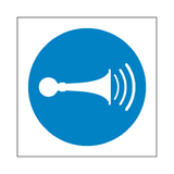 Sound Horn Symbol Label | Safety-Label.co.uk