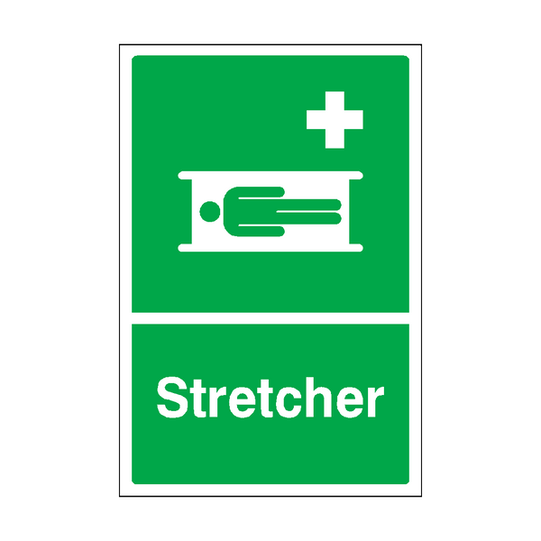 Stretcher Sign | Safety-Label.co.uk