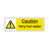 Very Hot Water Warning Sign | Safety-Label.co.uk