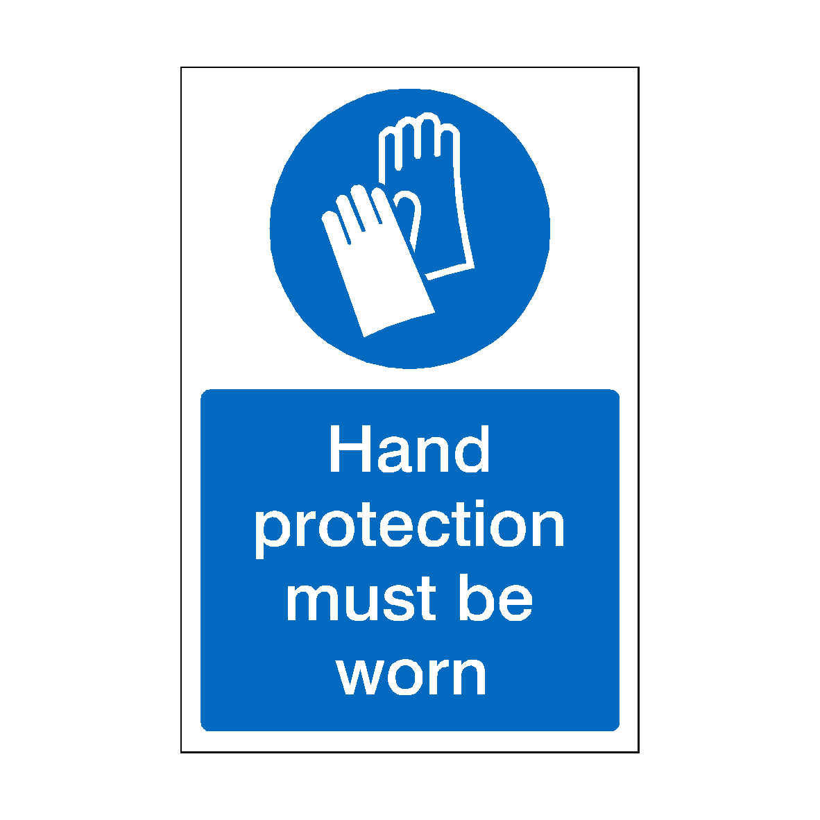 Hand Protection Stickers | Safety-Label.co.uk