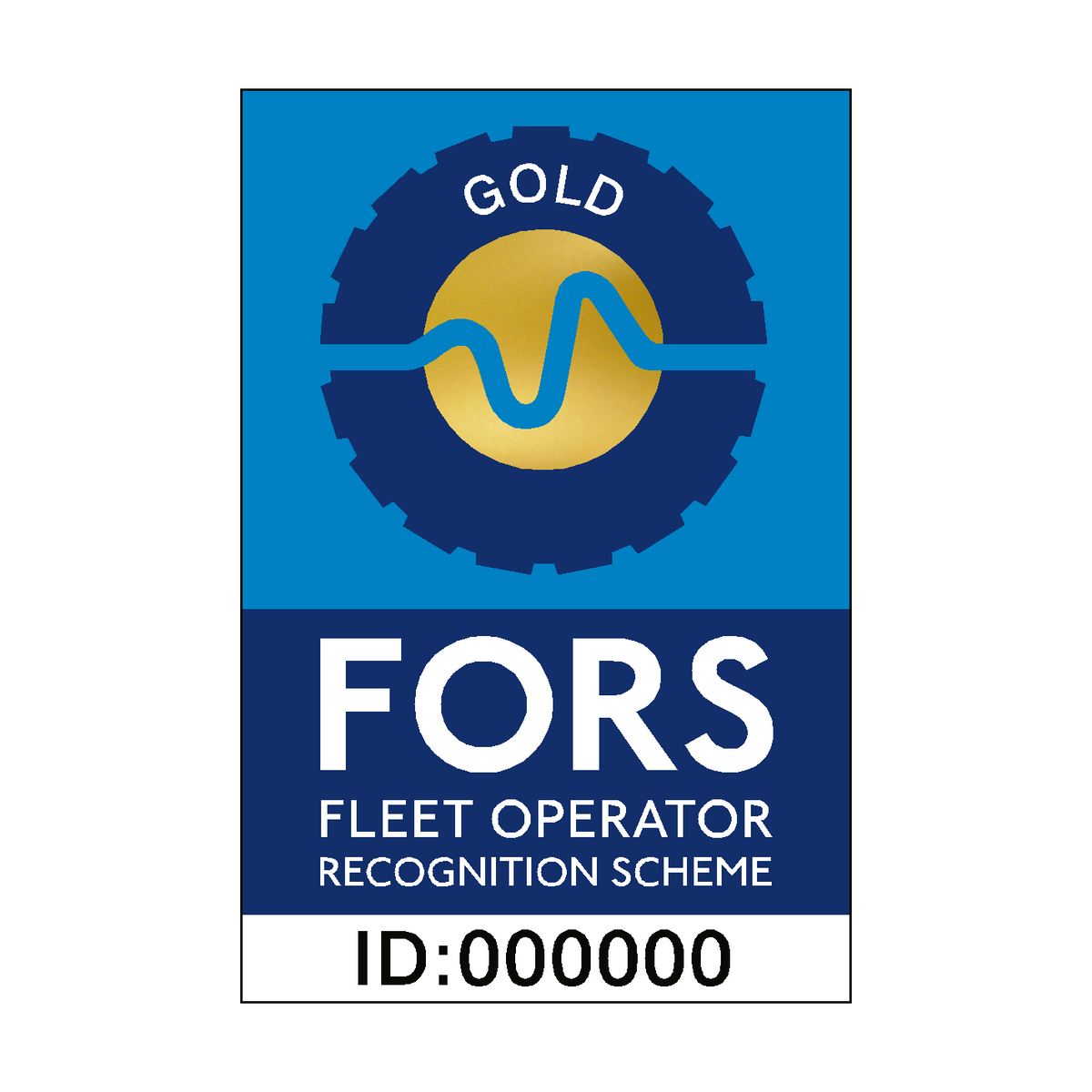 Fore Control Sticker FORS Stickers / Signs