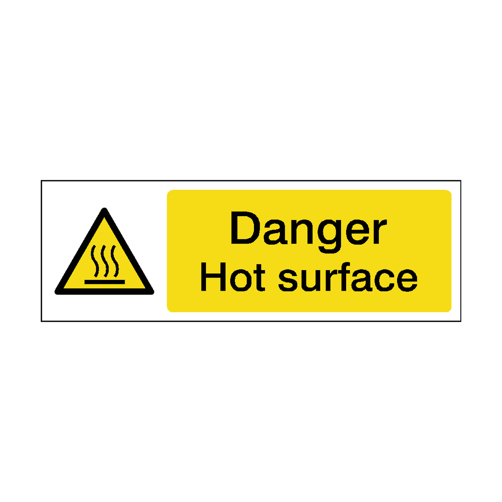 Hot Sticker Labels Hot Surface Label | Safety-Label.co.uk