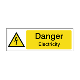 Danger Electricity Safety Sign | Safety-Label.co.uk