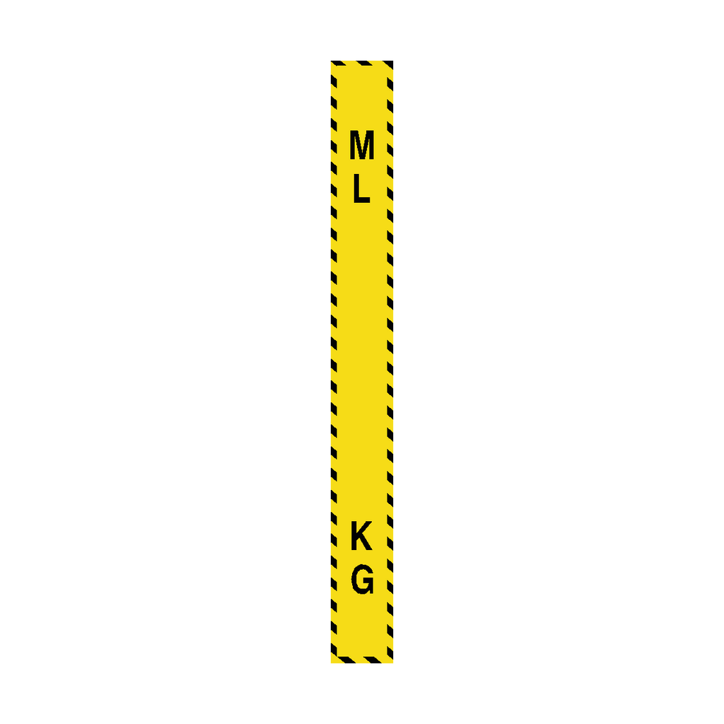 M.L Label Kg Vertical