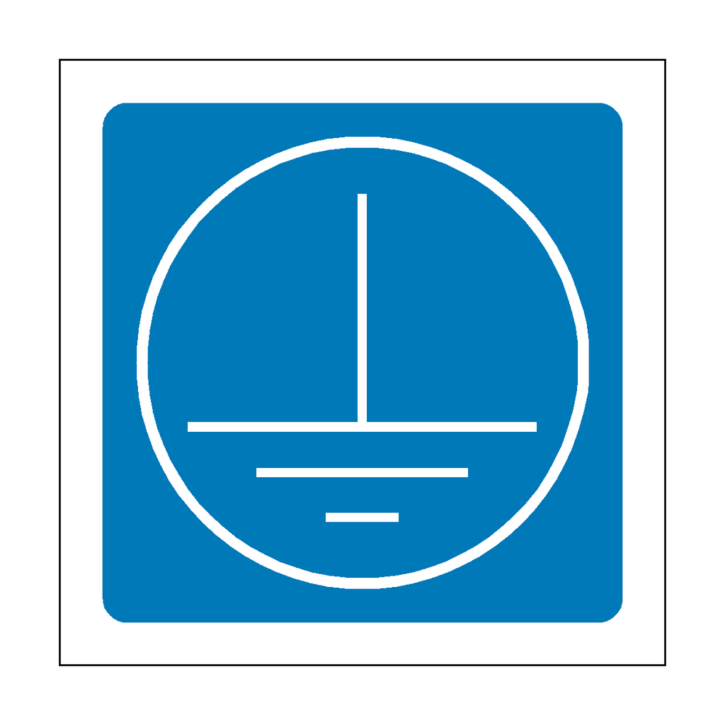 Earth Symbol Label