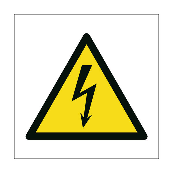 Standard Electric Danger Sticker | Safety-Label.co.uk