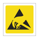 ESD Protection Symbol Sign | Safety-Label.co.uk
