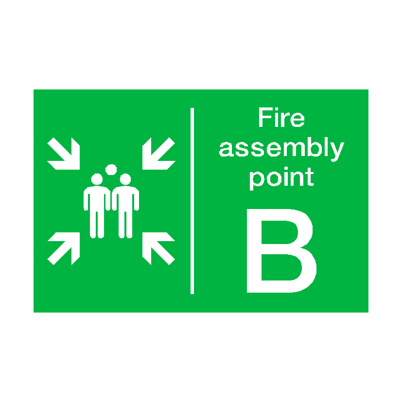 Fire Assembly Point B Sign | Safety-Label.co.uk