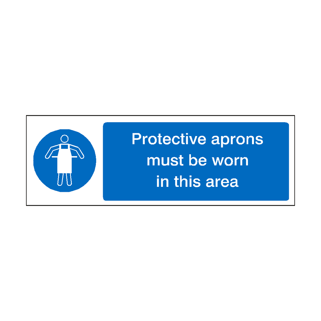 Aprons Inside Sign Protective Aprons Must Be Worn In This Area Sign