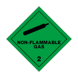 Non Flammable Gas 2 Sticker | Safety-Label.co.uk