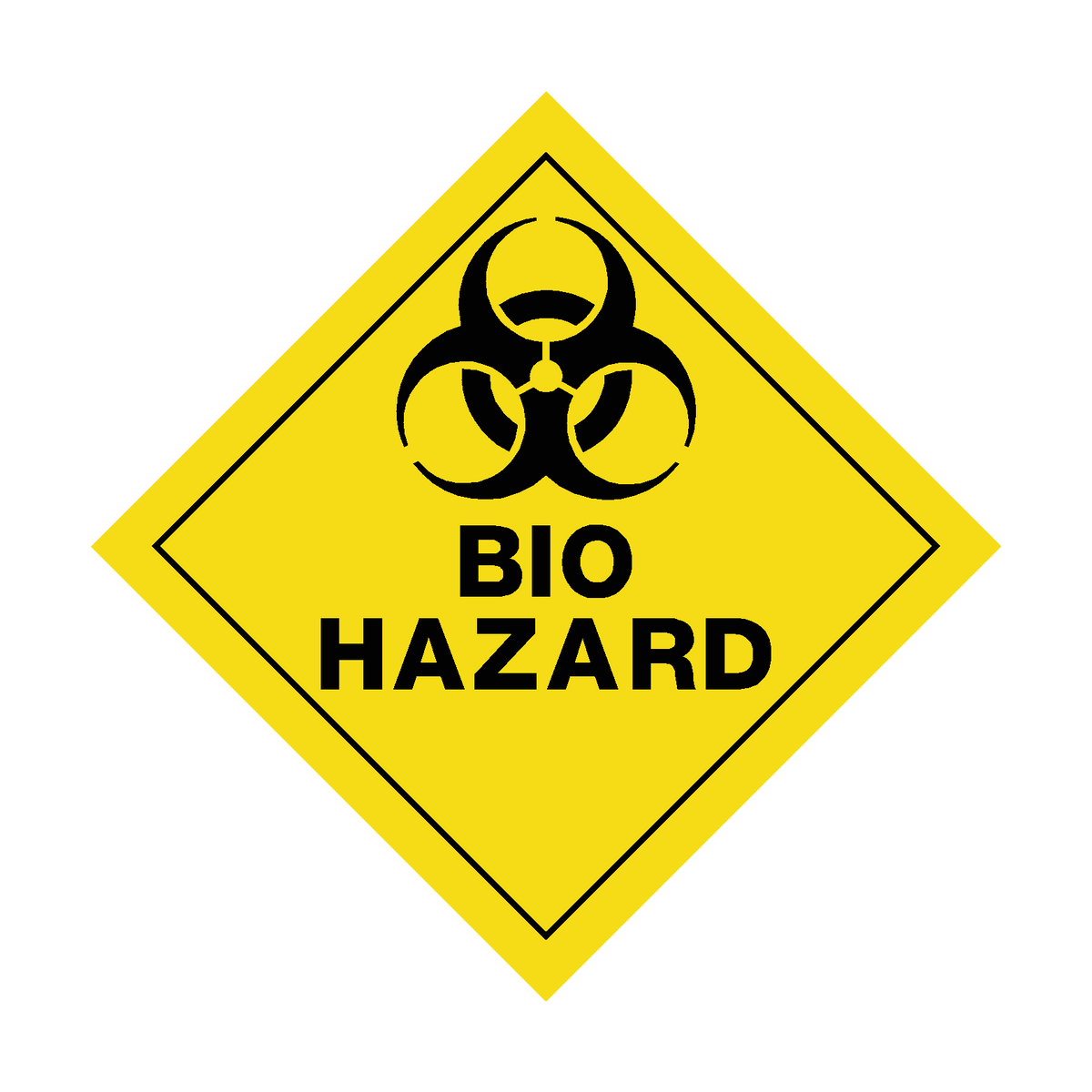 Biohazard Sticker