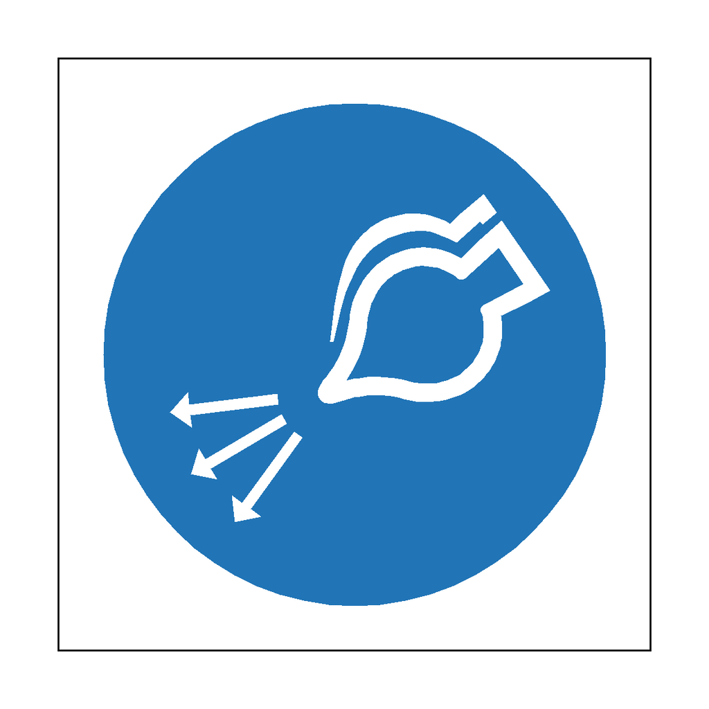 Start Air Supply In Launch Sequence Symbol Label | Safety-Label.co.uk