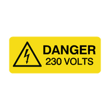 230 Volts Labels Mini | Safety-Label.co.uk