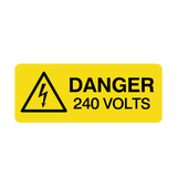 240 Volts Labels Mini | Safety-Label.co.uk