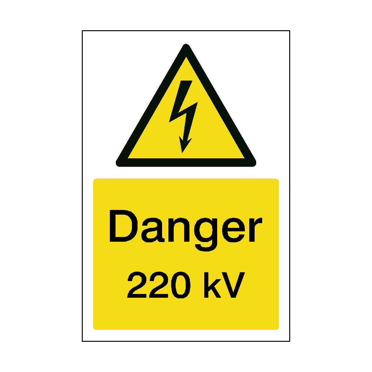 220 kV Sticker