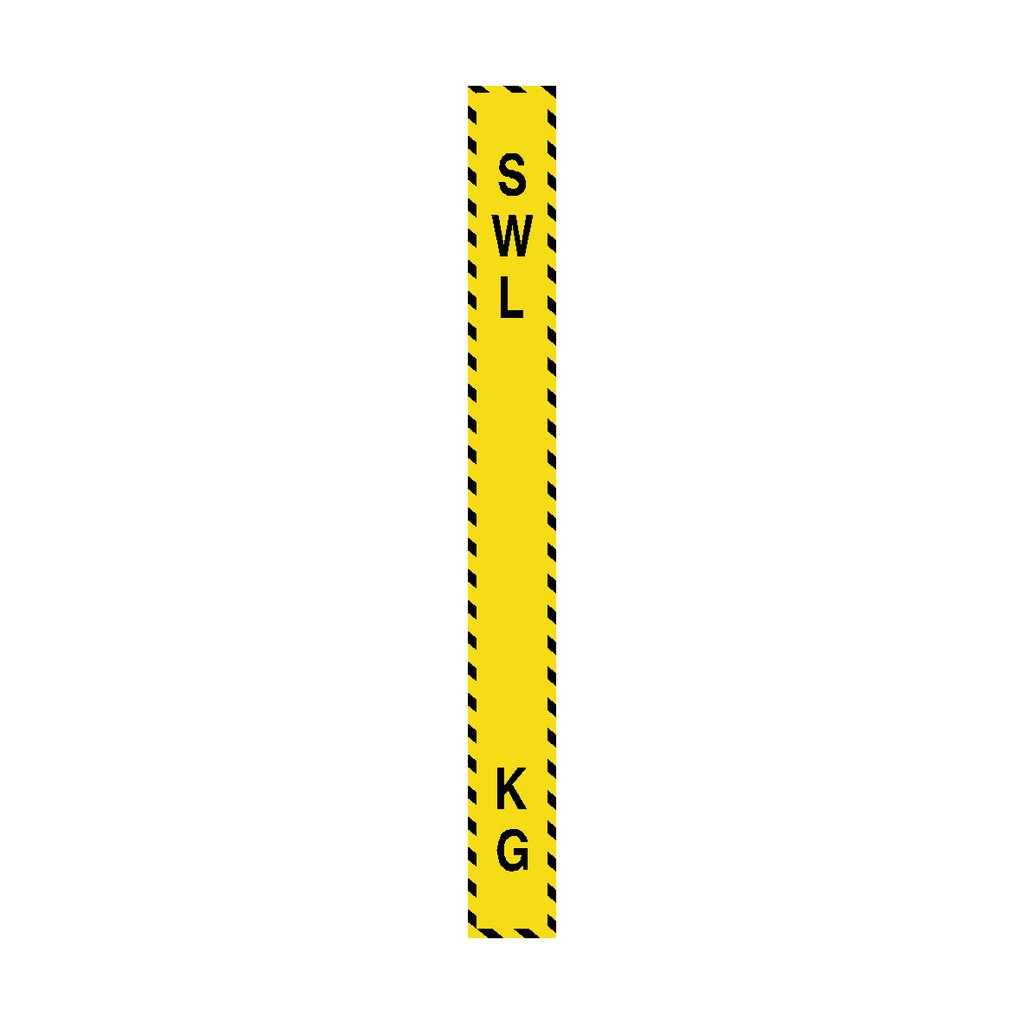 S.W.L Label Kg Vertical