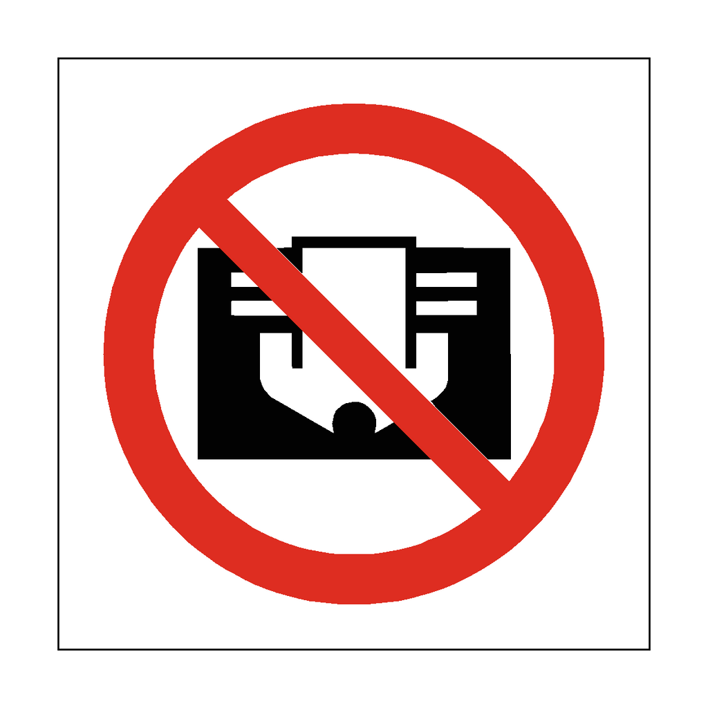 Do Not Cover Symbol Sign | Safety-Label.co.uk
