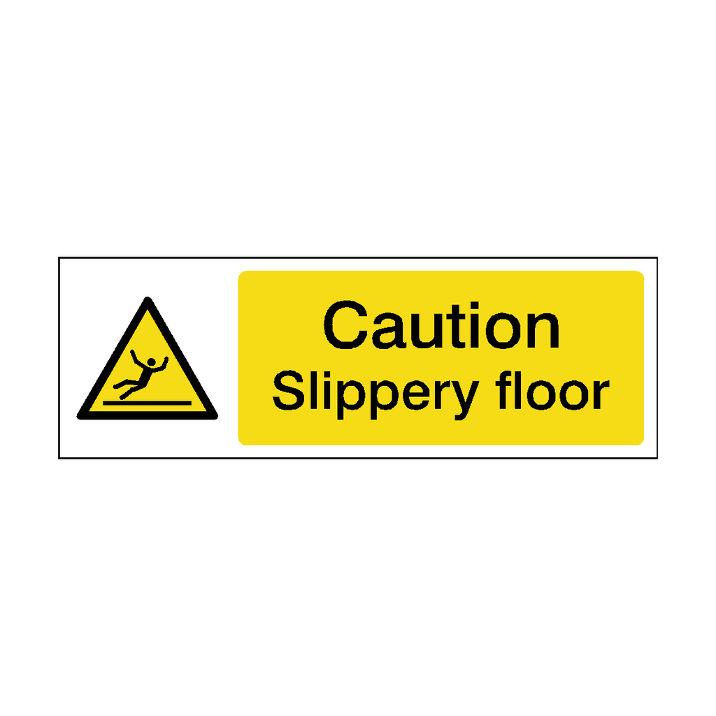 Slippery Floor Label | Safety-Label.co.uk