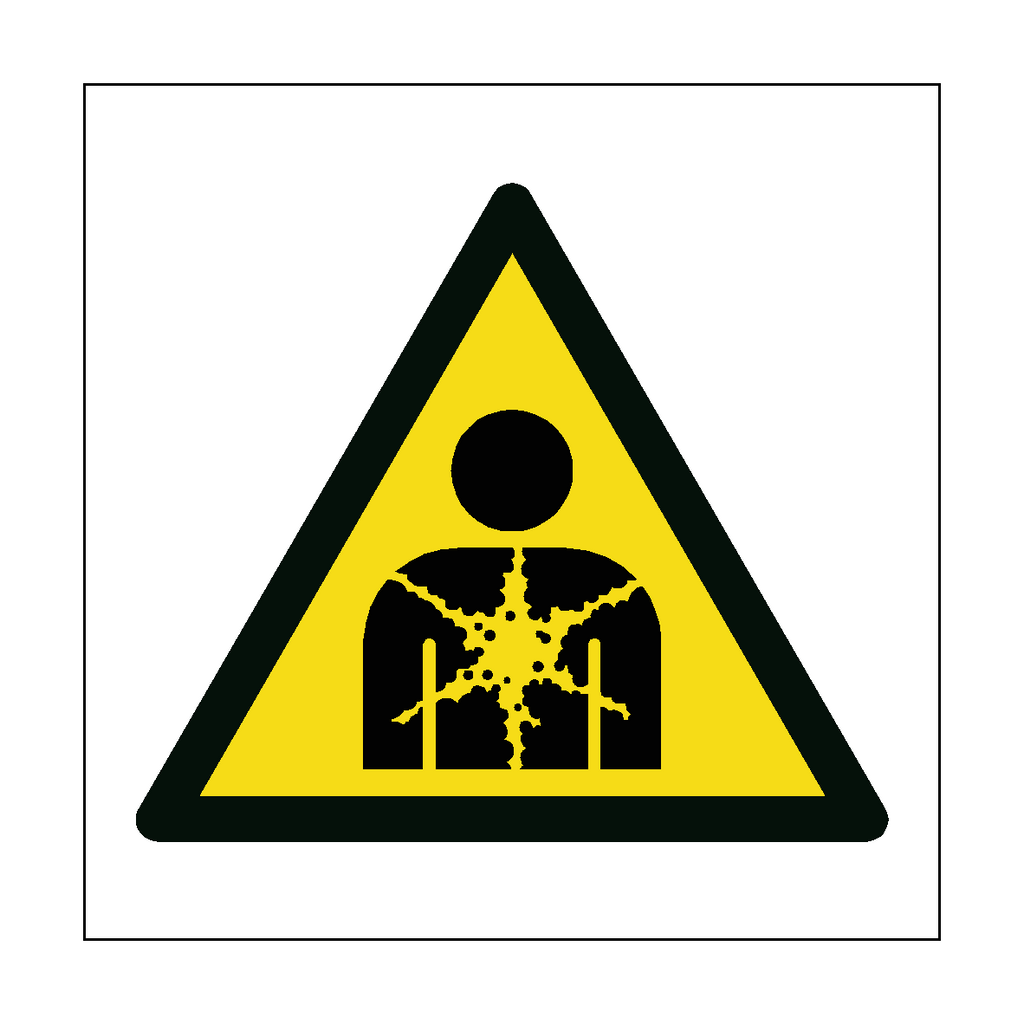Health Hazard Substance Hazard Symbol Label | Safety-Label.co.uk