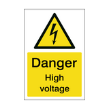 High Voltage Sticker | Safety-Label.co.uk