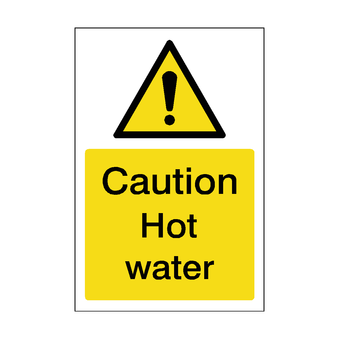 Hot Water Sticker
