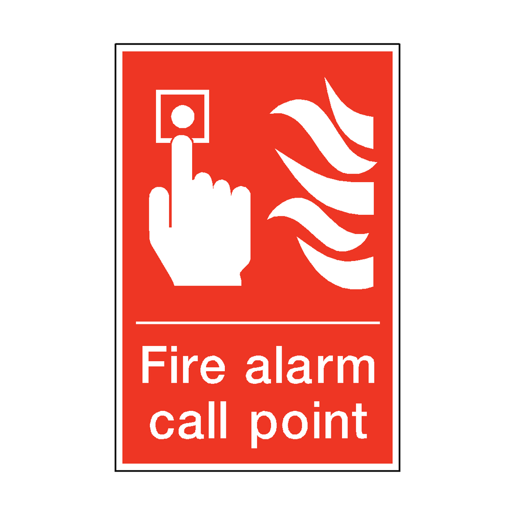 Fire Alarm Call Point Sign | Safety-Label.co.uk