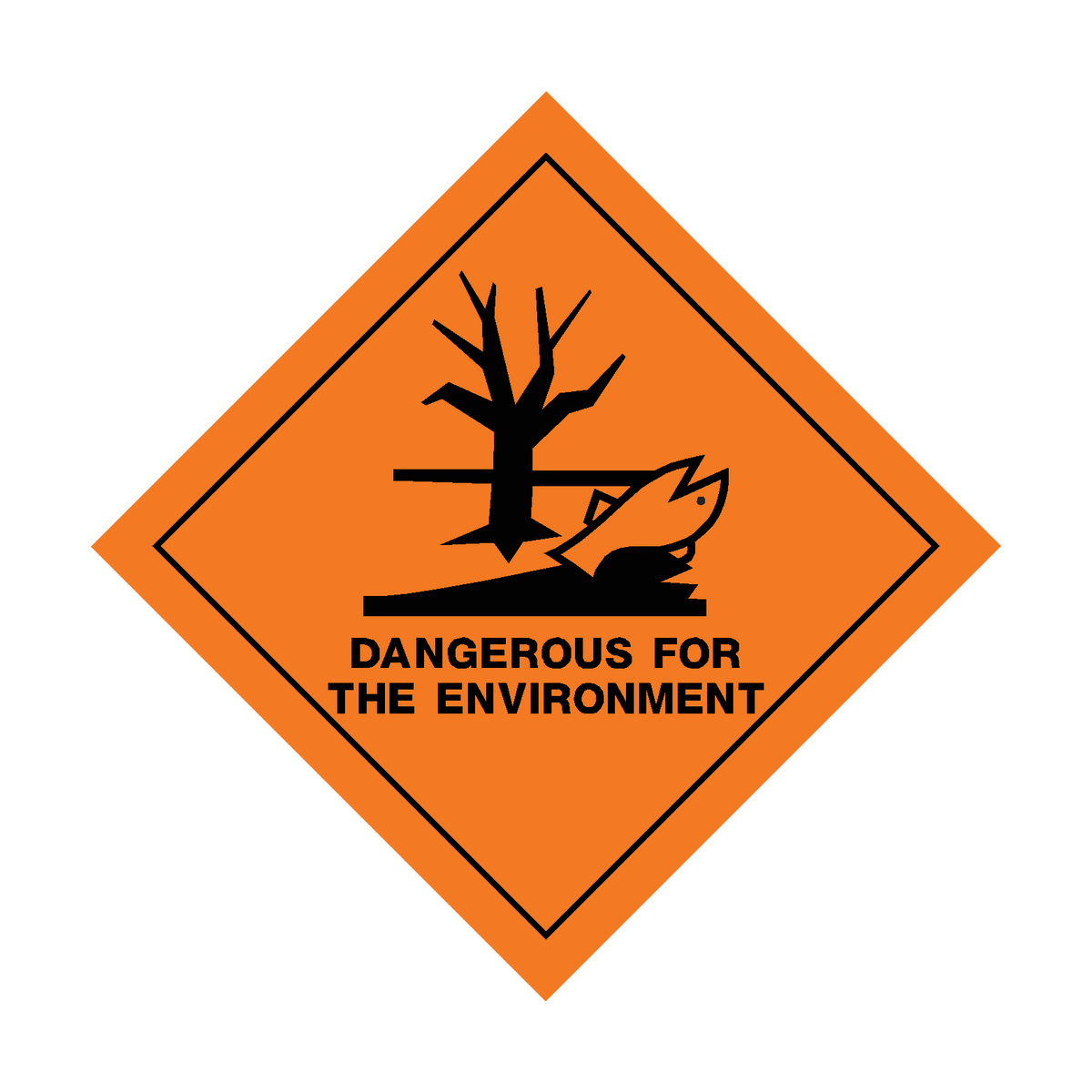 Dangerous For The Environment Sticker | Safety-Label.co.uk