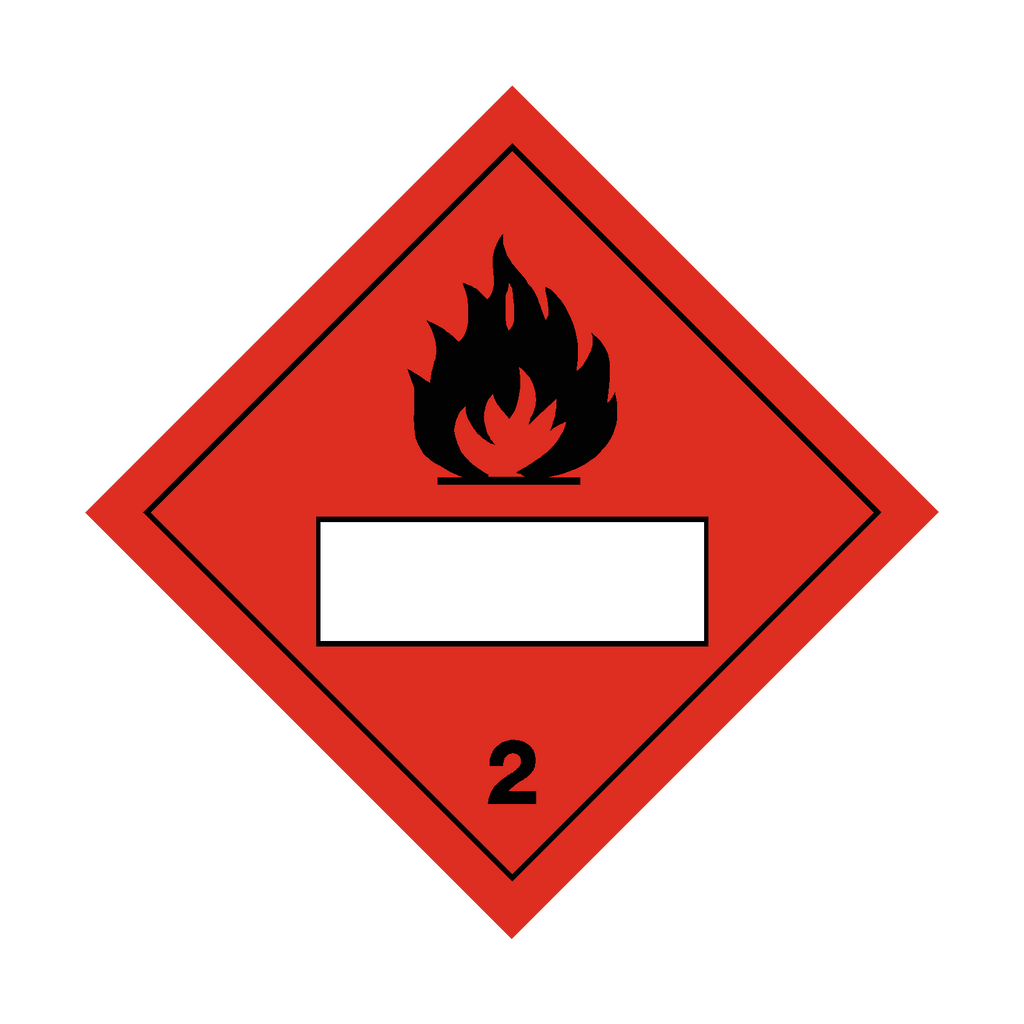 Flammable Text Box 2 Sign | Safety-Label.co.uk