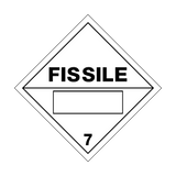 Fissile 7 Sticker | Safety-Label.co.uk