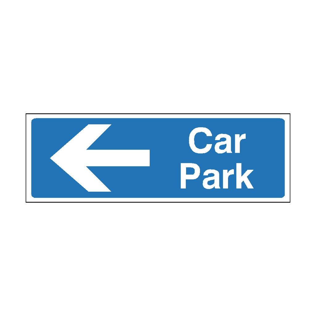 Packing Arrow Sign Car Park Parking Sign Arrow Left