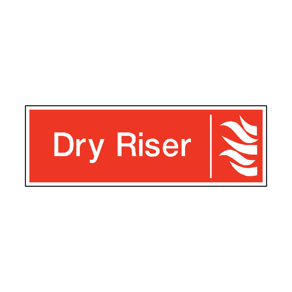 Dry Riser Safety Sign | Safety-Label.co.uk