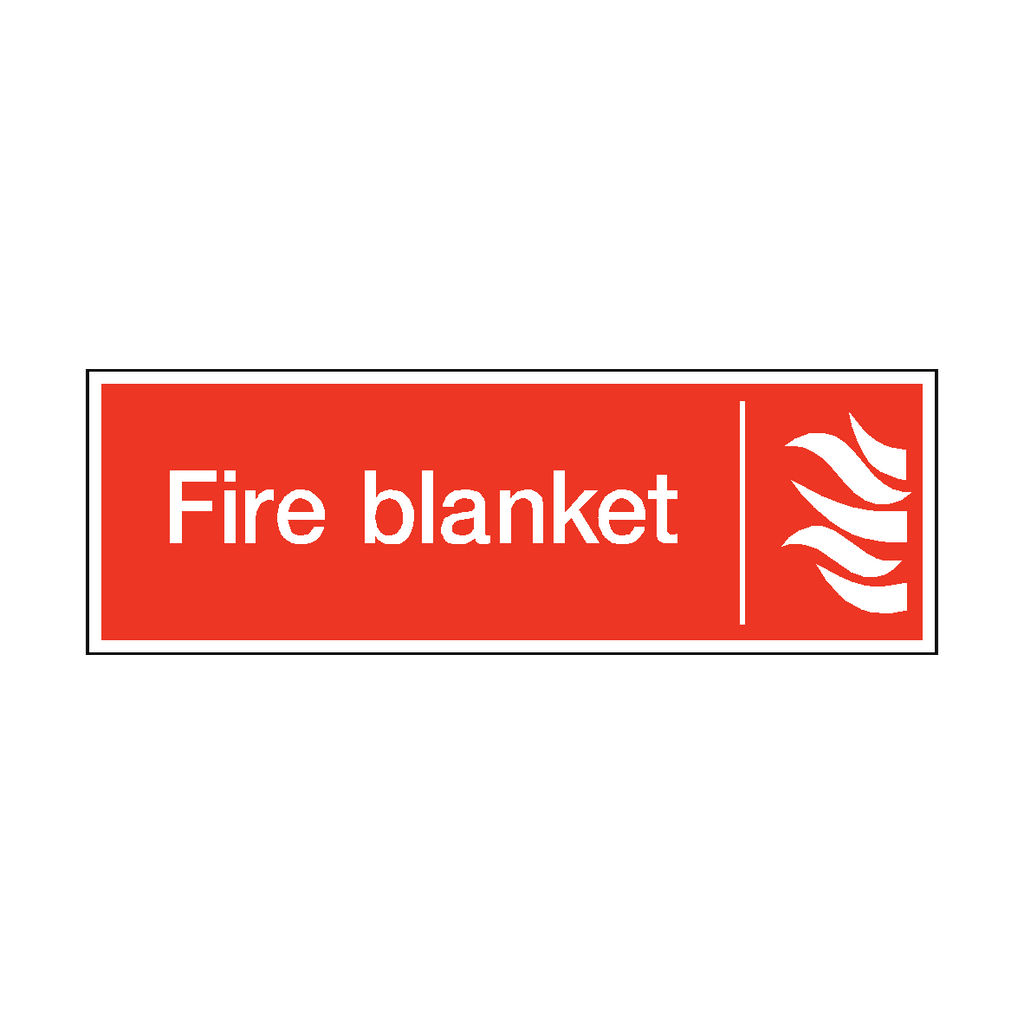 Fire Blanket Safety Sign | Safety-Label.co.uk