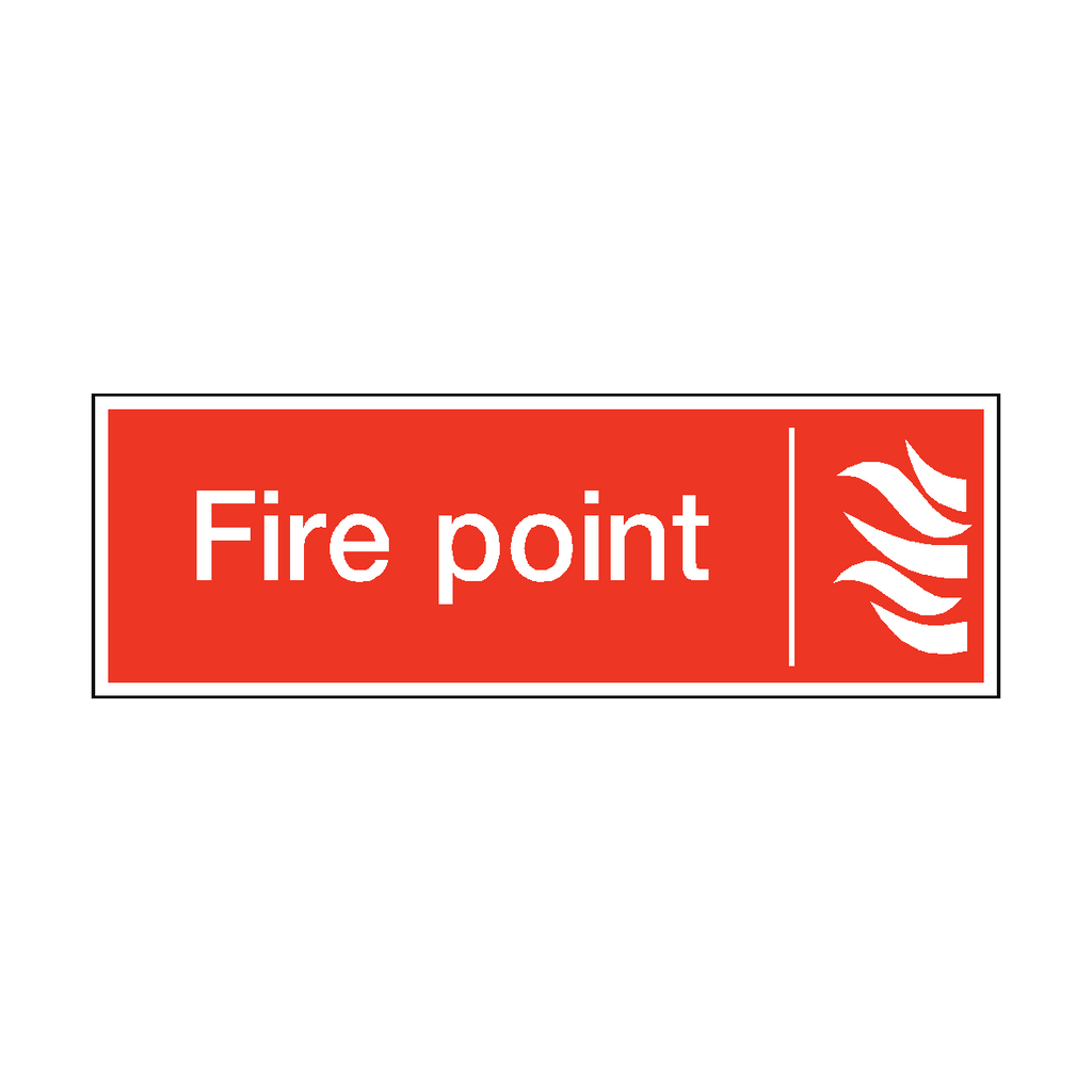 Fire Point Labels Fire Point Safety Sign | Safety-Label.co.uk