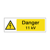 11 kV Safety Sign | Safety-Label.co.uk