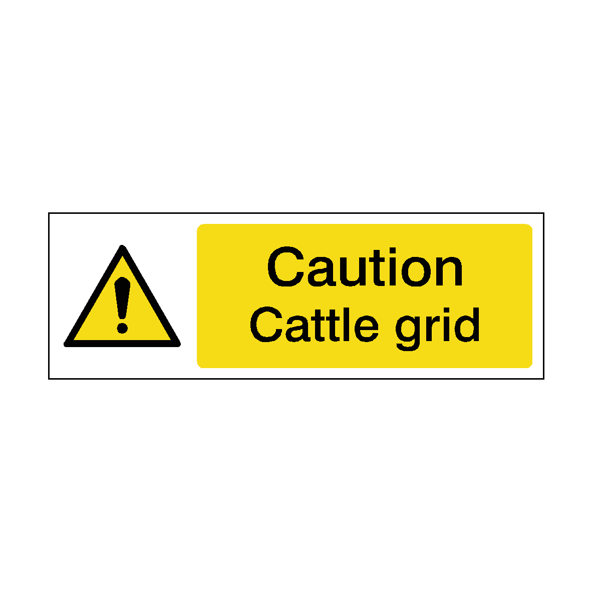 Cattle Grid Label